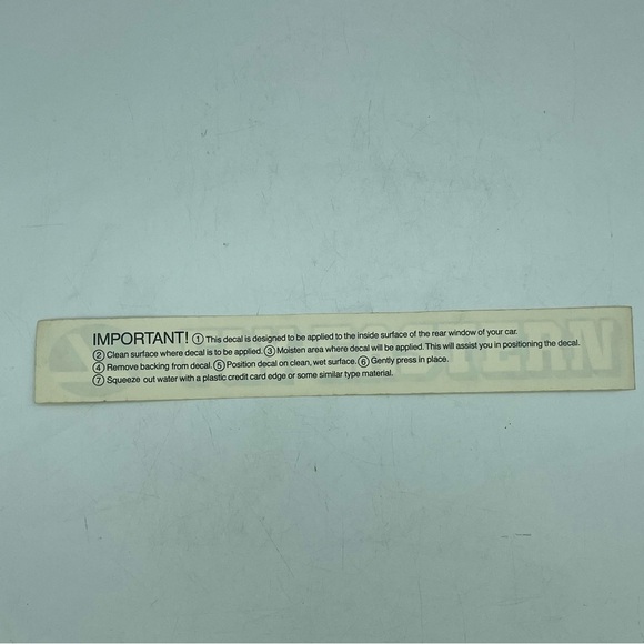 Eastern Airlines Vintage WINDOW DECAL Sticker “Fly Eastern” Blue White 13.5” - Picture 4 of 7